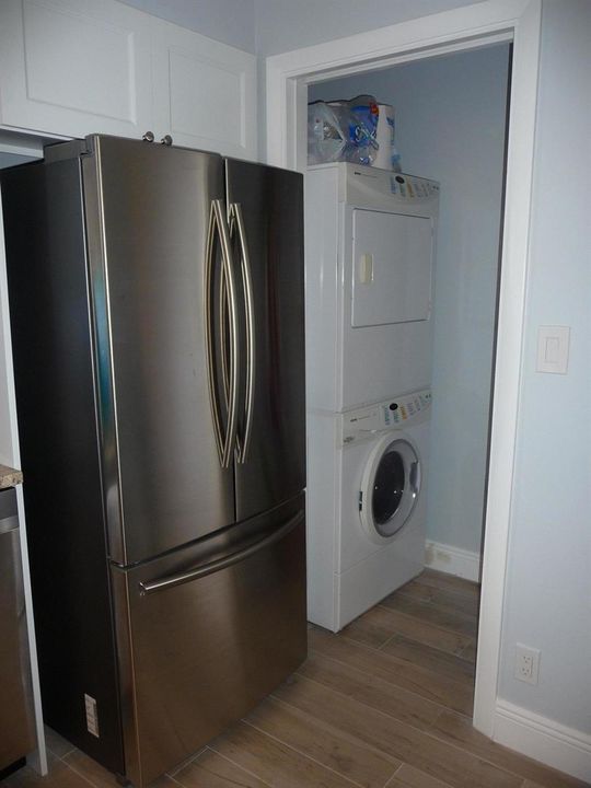 WASHER/DRYER OFF KITCHEN