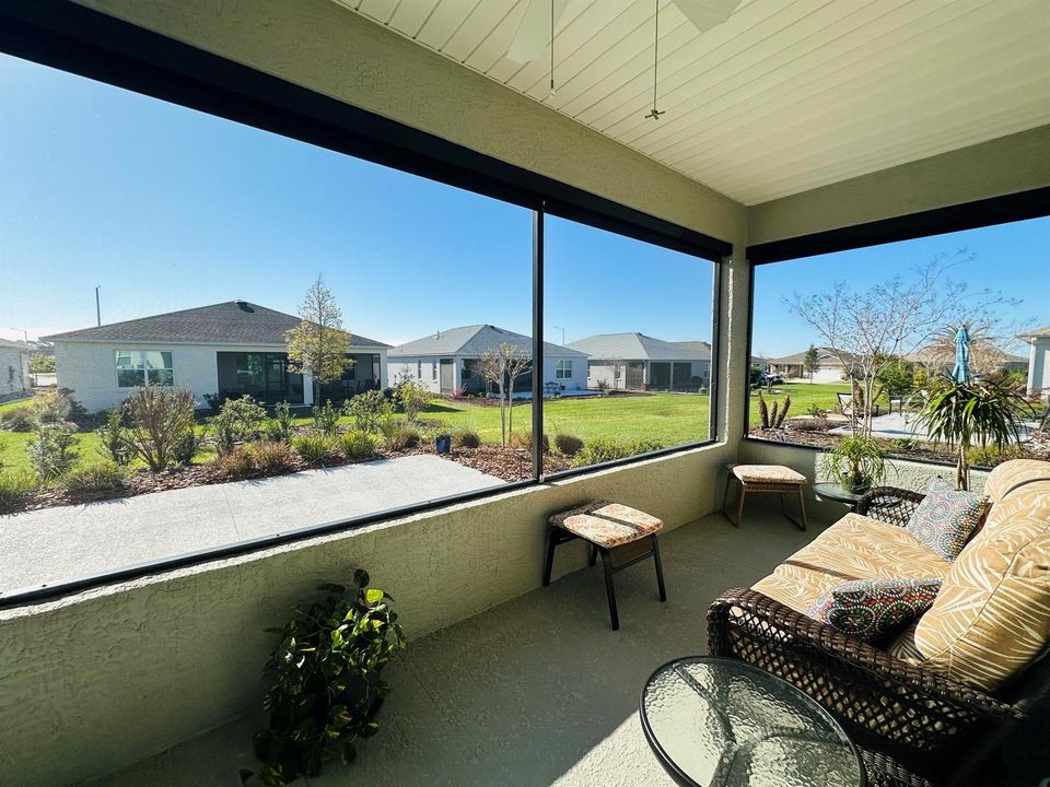 SCREENED PORCH OVERLOOKS GARDEN