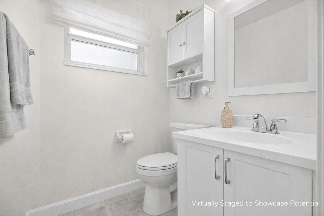 Half Bath with Clean Finishes