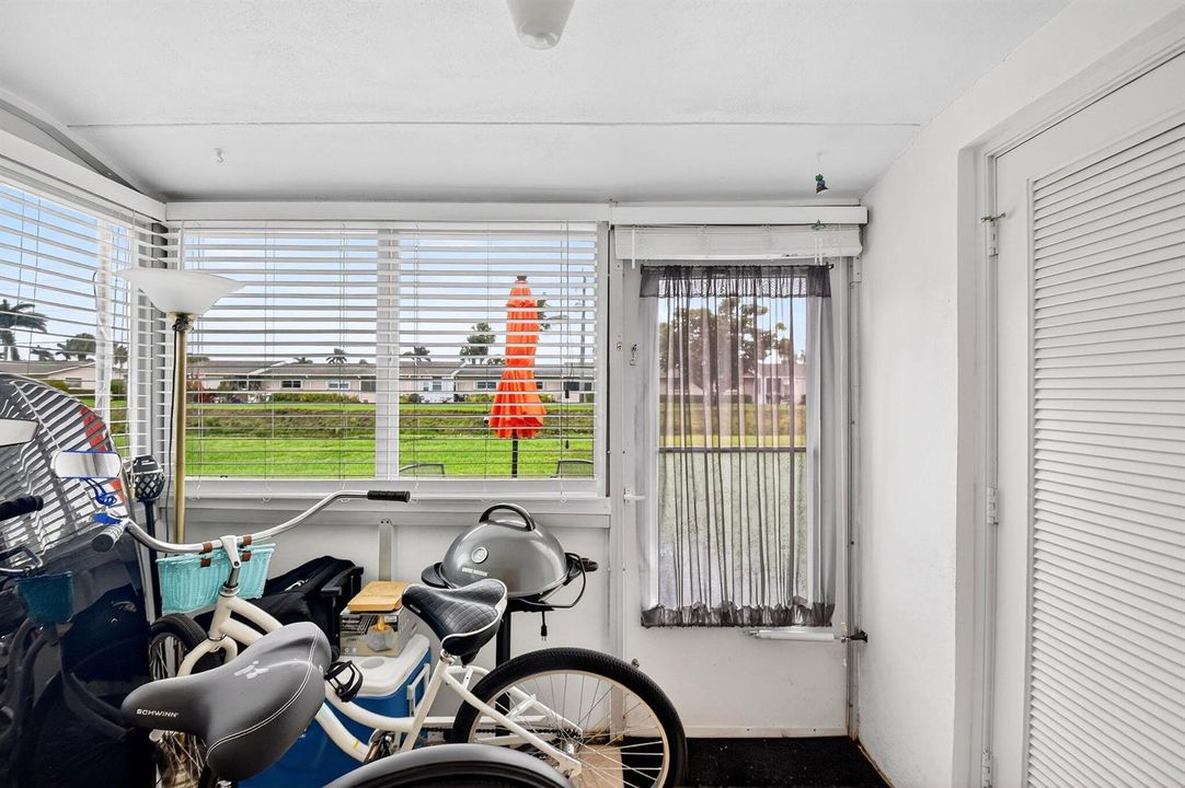 Enclosed Patio With Outdoor Views