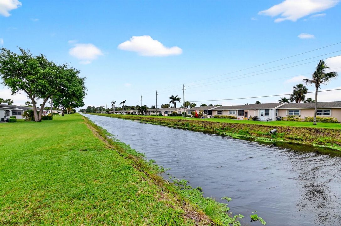 Canal Setting with Open Water Views