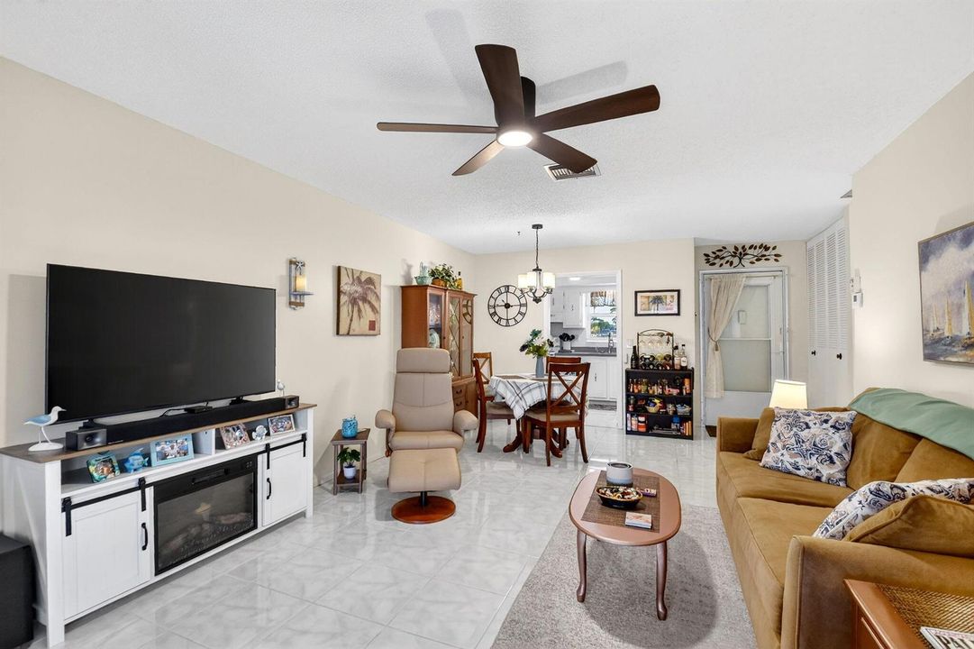 Open Living Space With Dining Area