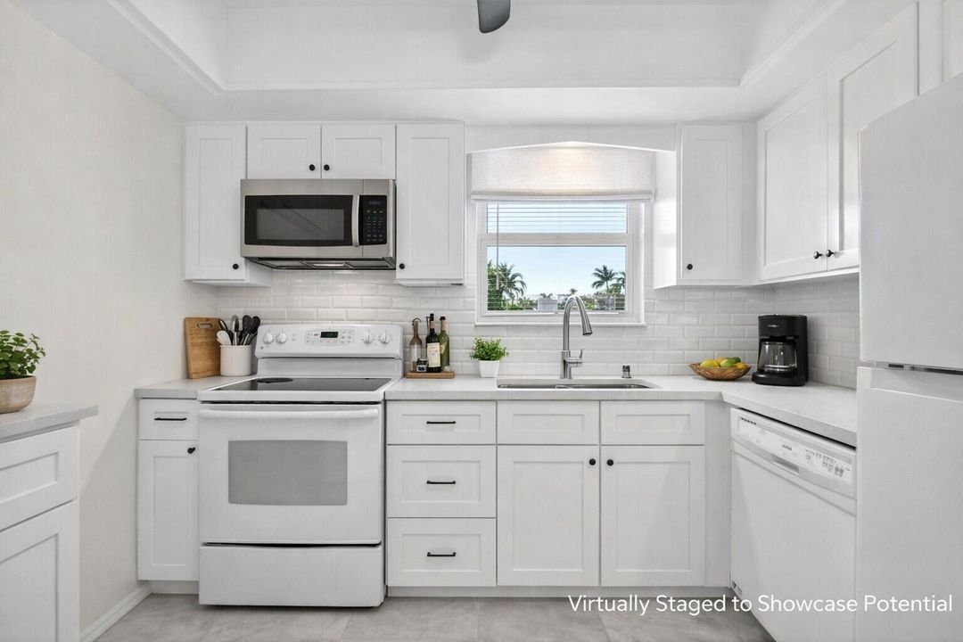 Bright White Kitchen Modern Feel