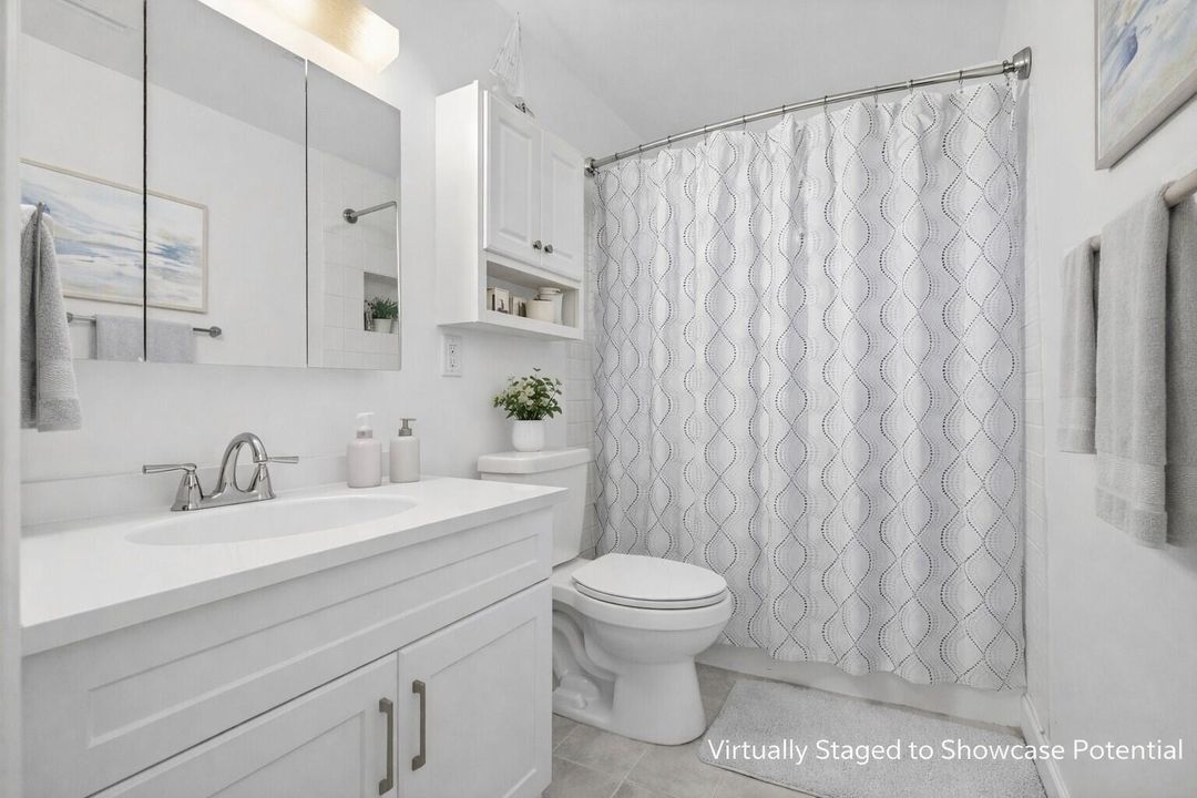 Clean And Bright Bathroom