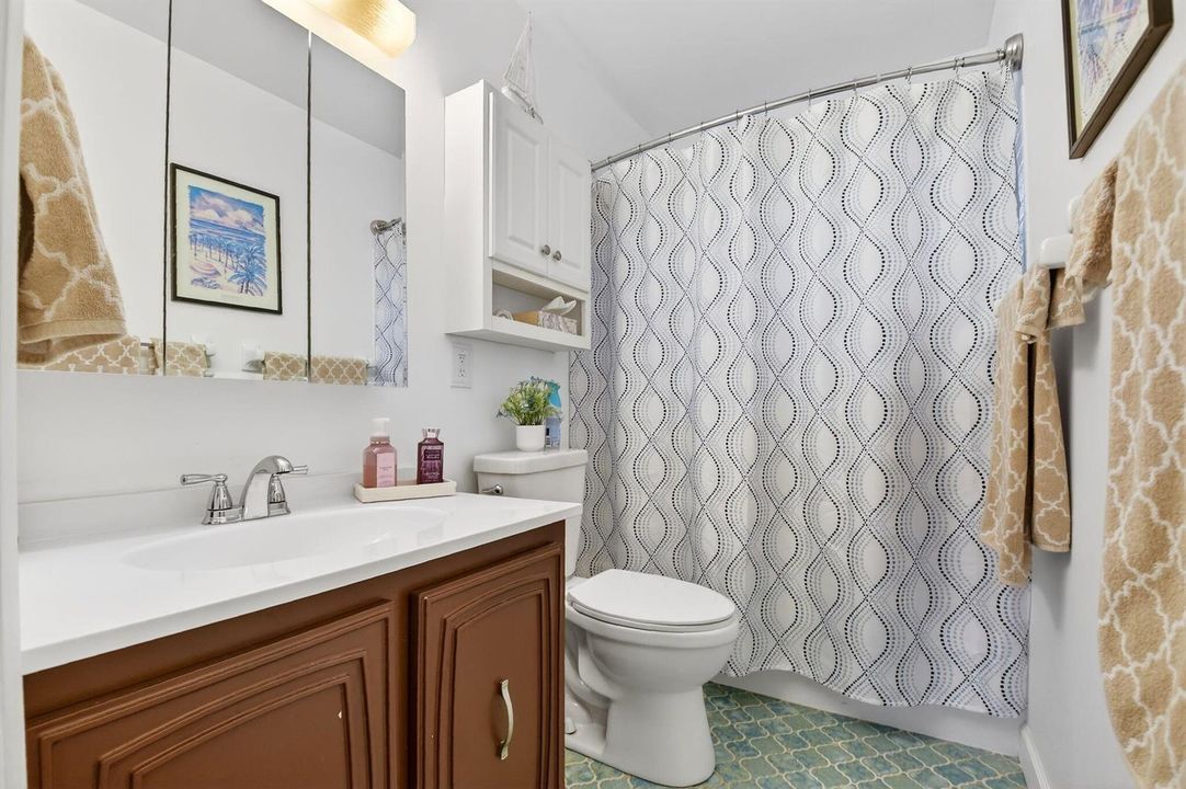 Bathroom With Vanity And Storage
