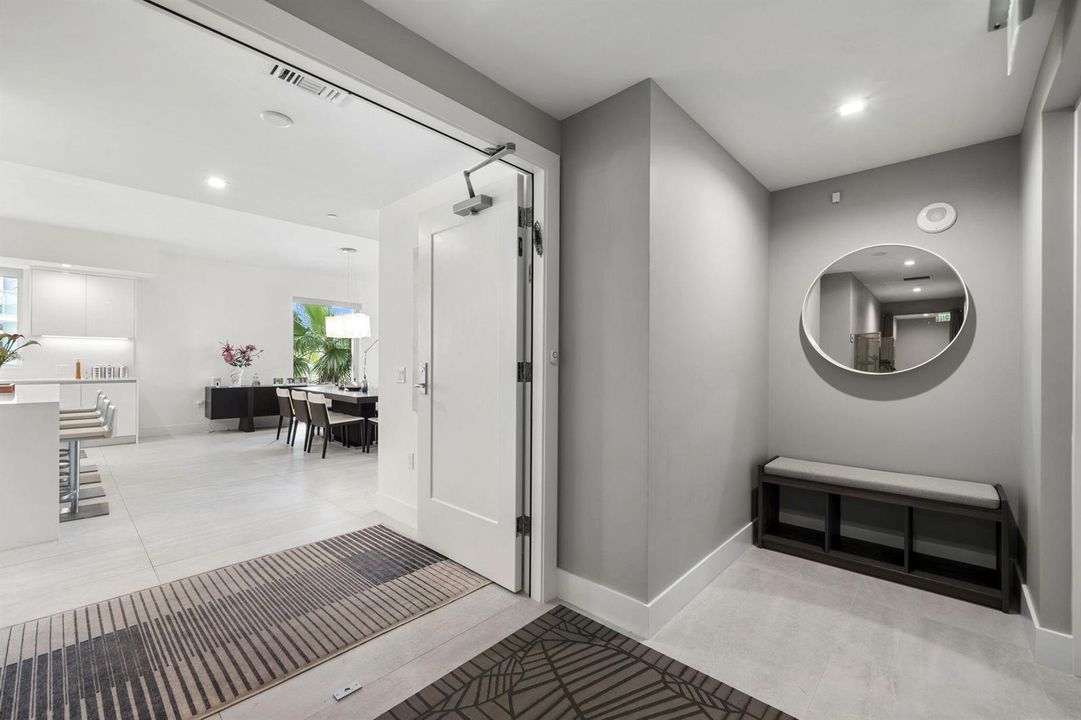 Double Door Private Foyer Entry