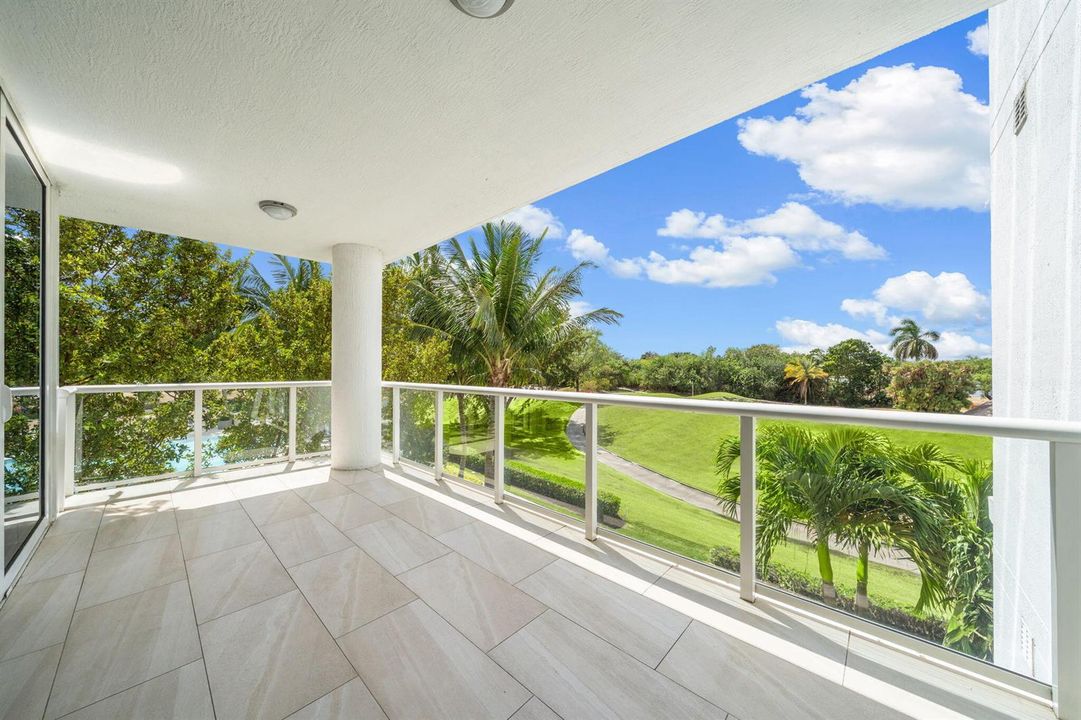 Expansive Balcony with Fairway Views