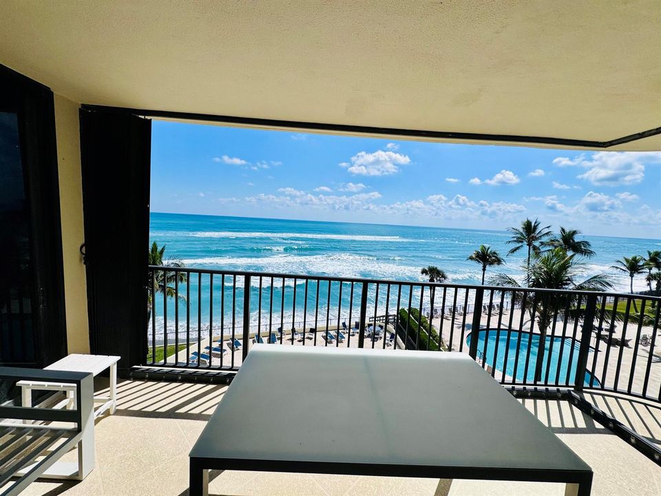 Large Patio on OceanFront