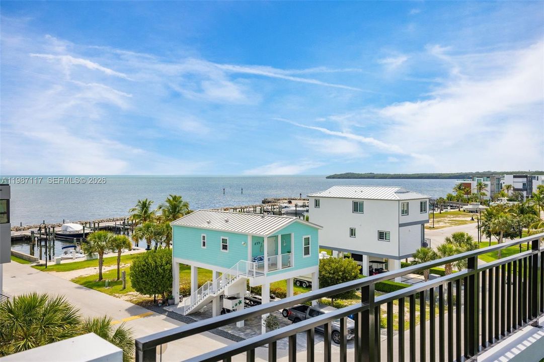 Rooftop overlooking ocean