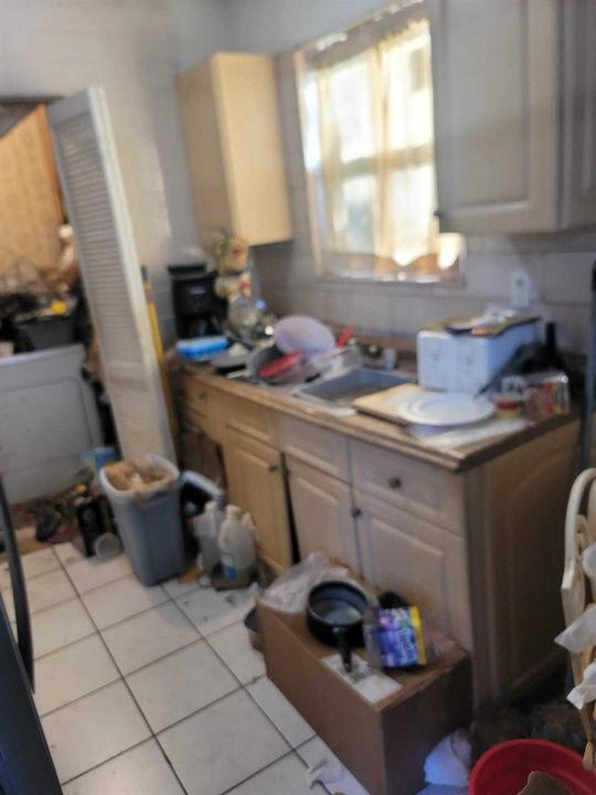 Kitchen sink area