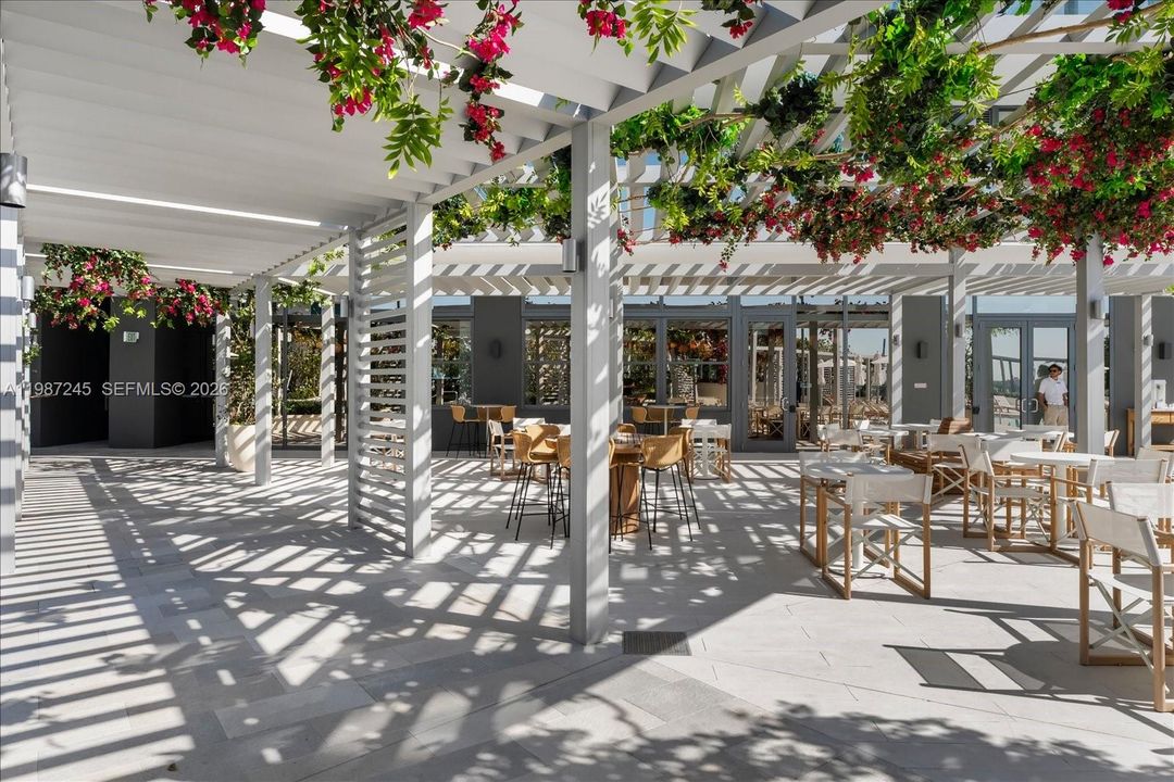 Outdoor Dining at Pool-Deck Restaurant by James Beard Award-Winning Chef Michelle Bernstein