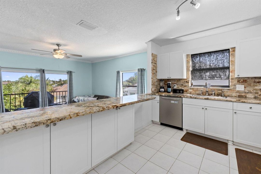 Kitchen Lookout to Living Room