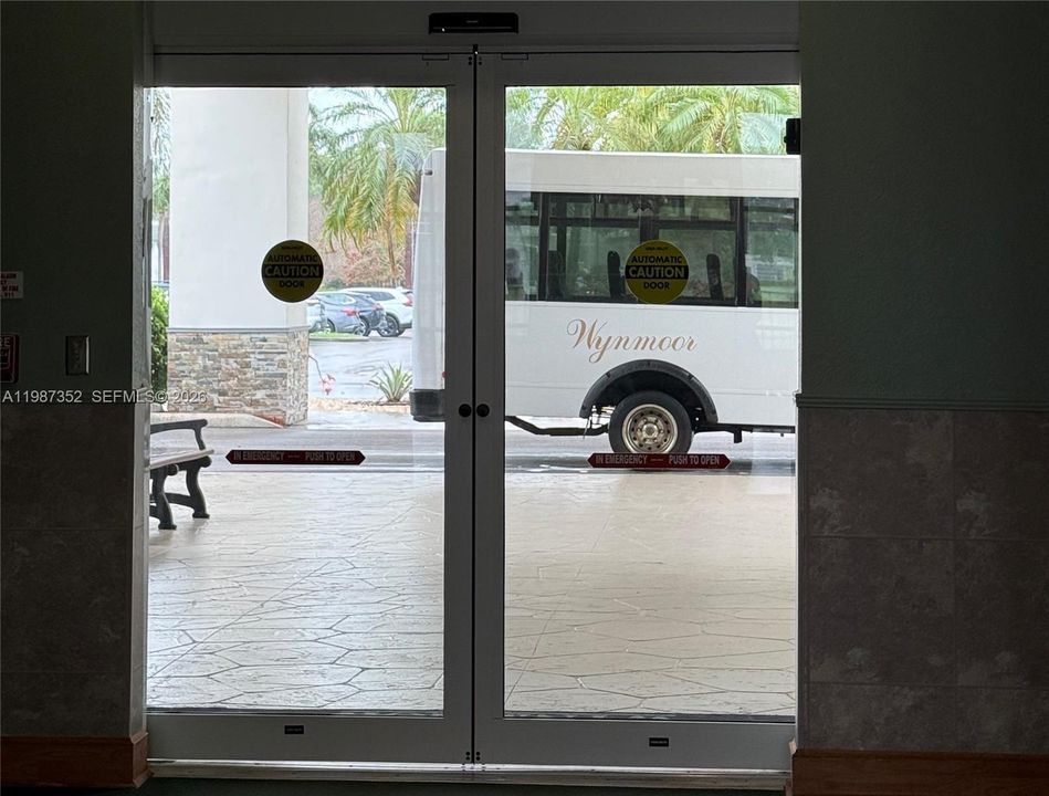 Accessible community with shuttles, benches, and more