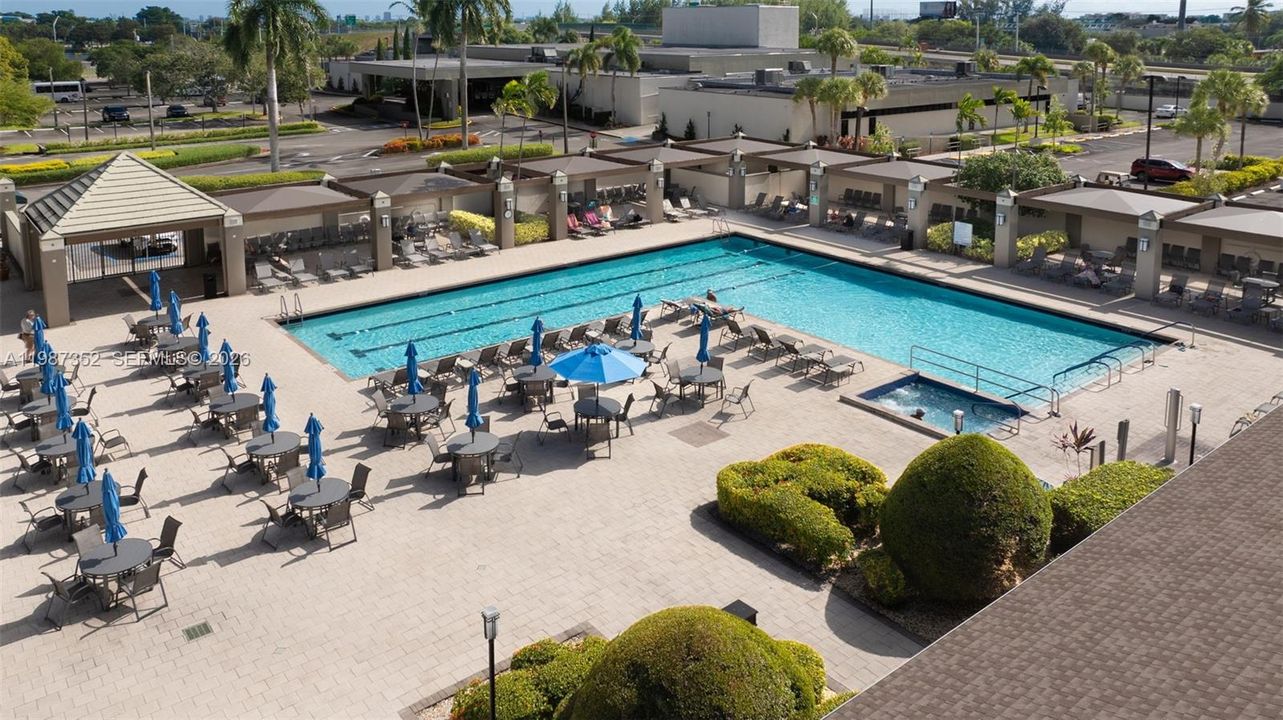 Multiple pools and spas