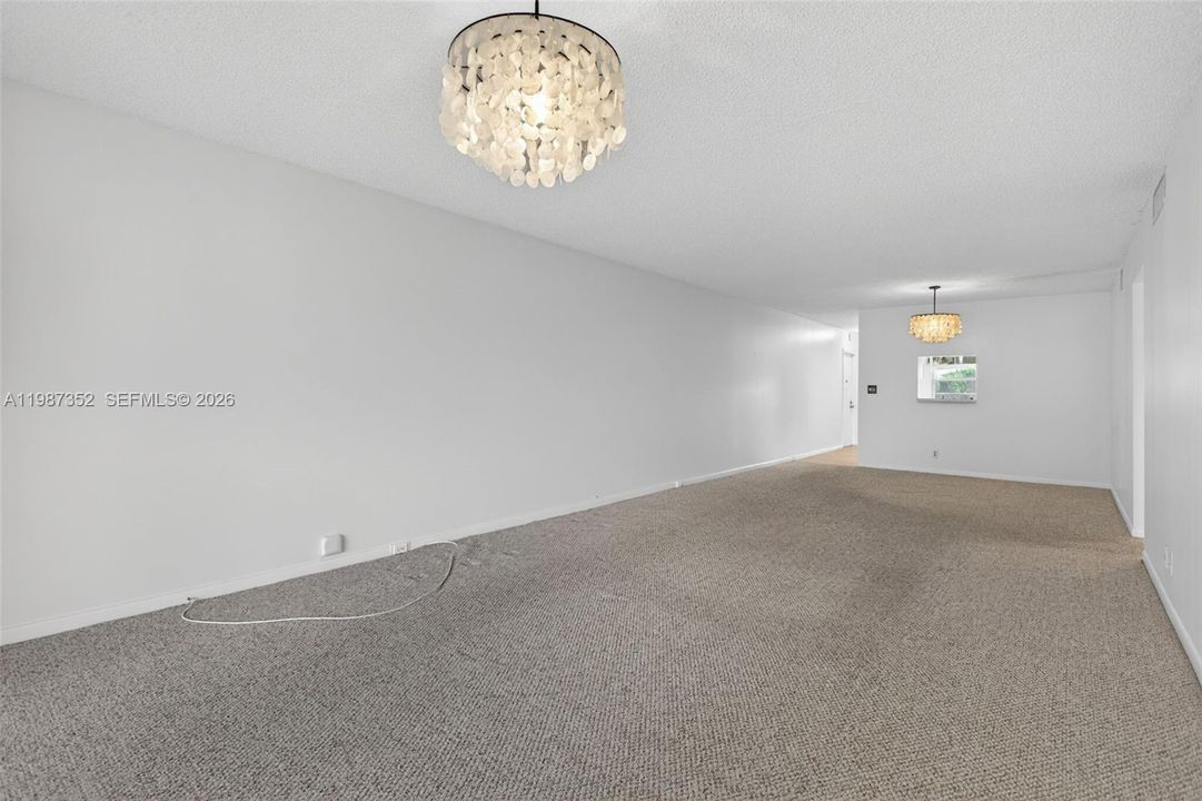 Spacious living area with lots of natural light