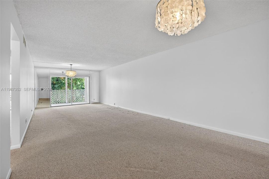 Dining opening up to living room