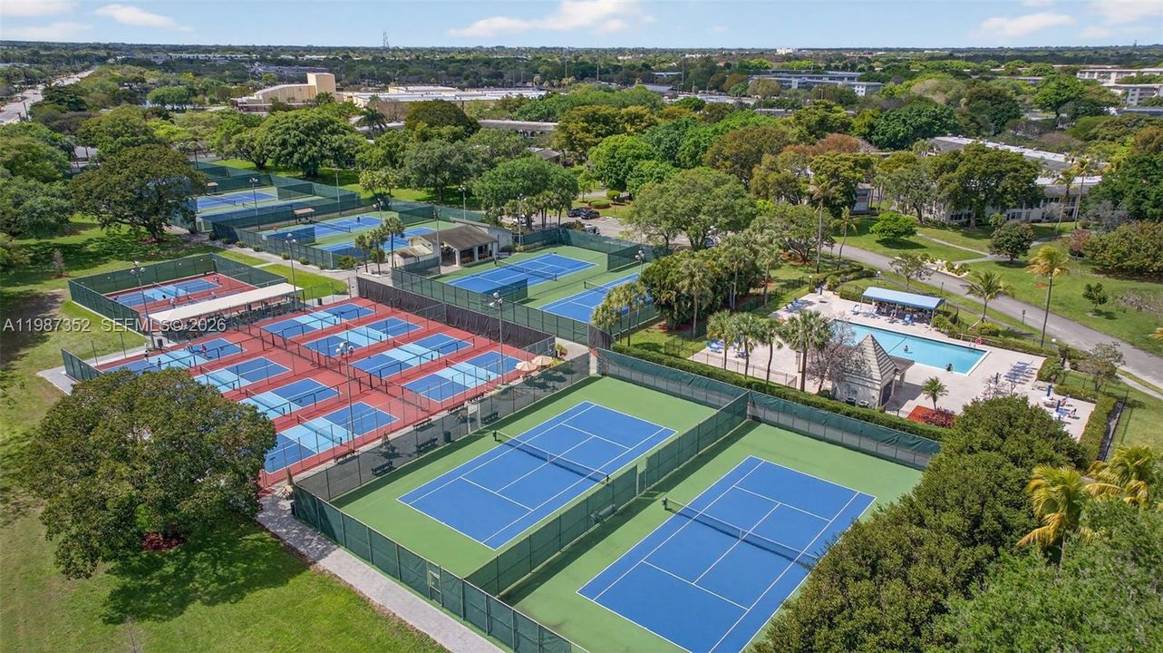 Pickleball and tennis