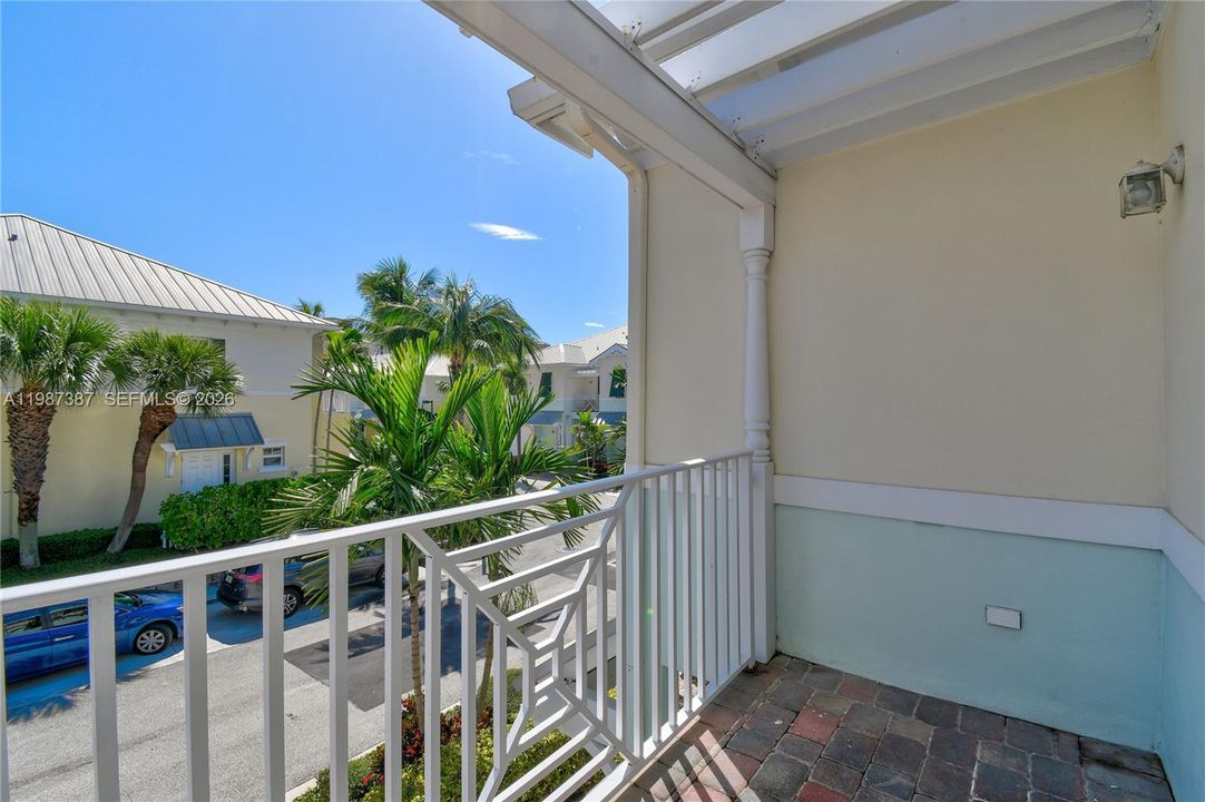 Sunrise Balcony off Primary Bedroom