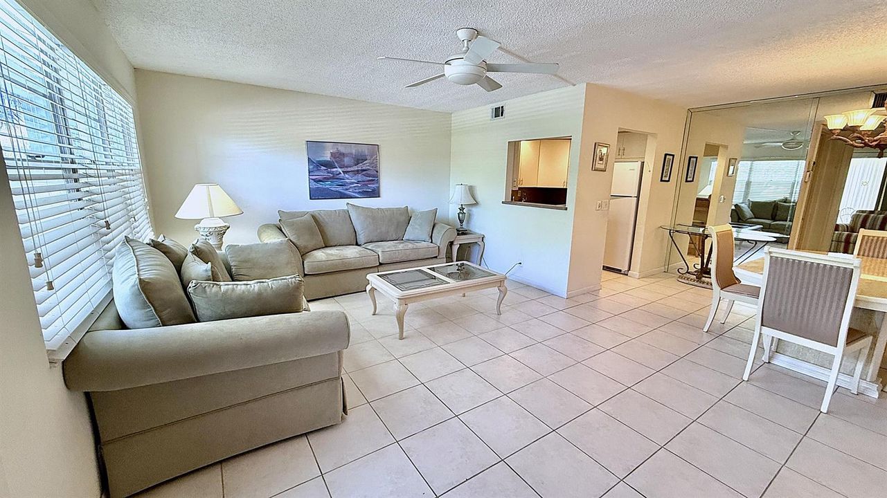 Living Room + Dining Area