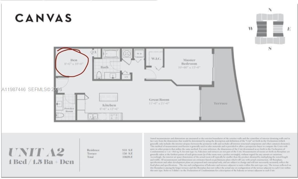 For Sale: $440,000 (1 beds, 1 baths, 850 Square Feet)