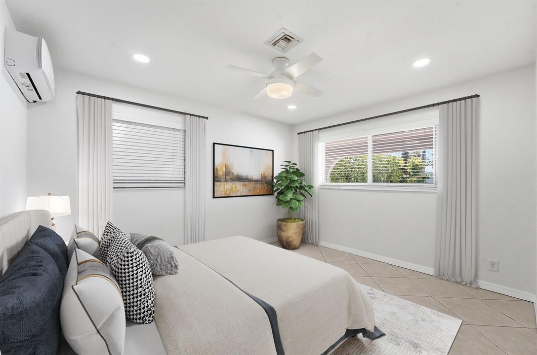STAGED GUEST BEDROOM