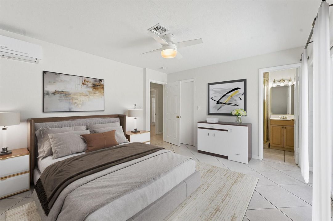 STAGED GUEST BEDROOM