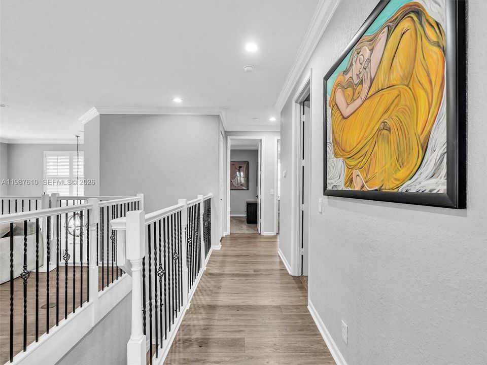 Hallway to additional 3bedrooms