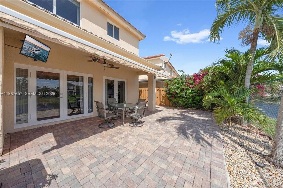 You have both a sunny area and shade