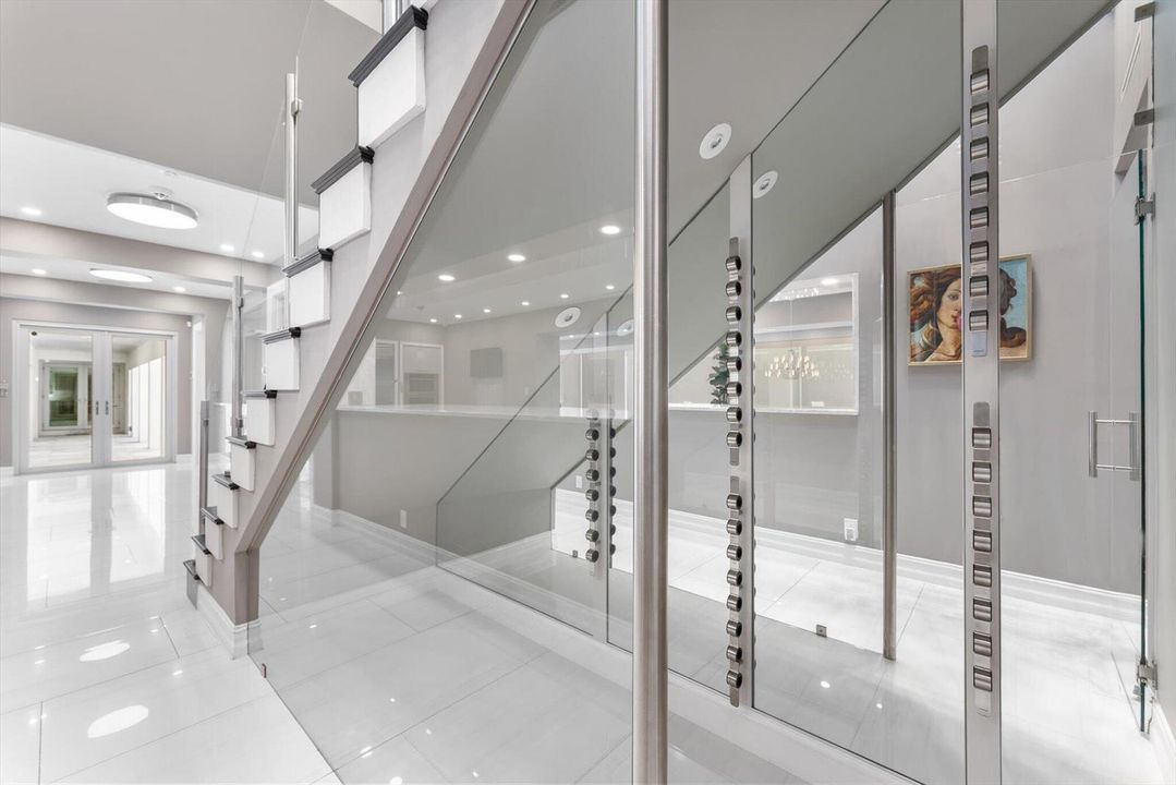 Wine Closet under Stairs