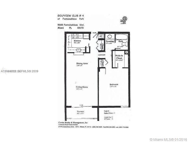 На продажу: $225,000 (1 спален, 1 ванн, 813 Квадратных фут)