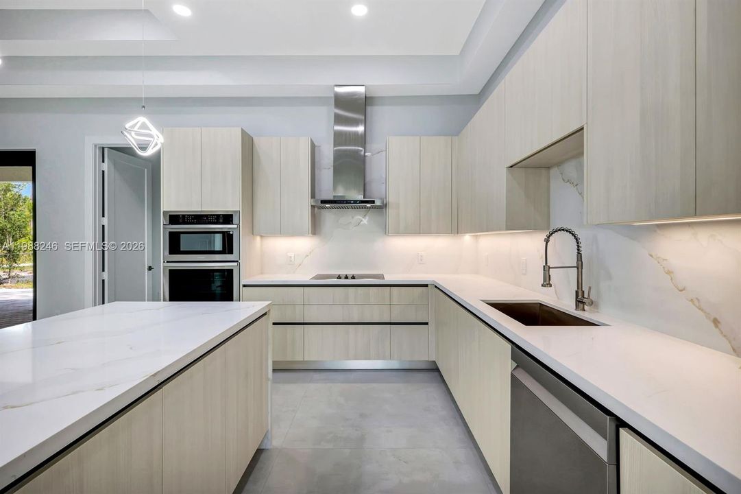 Gourmet kitchen