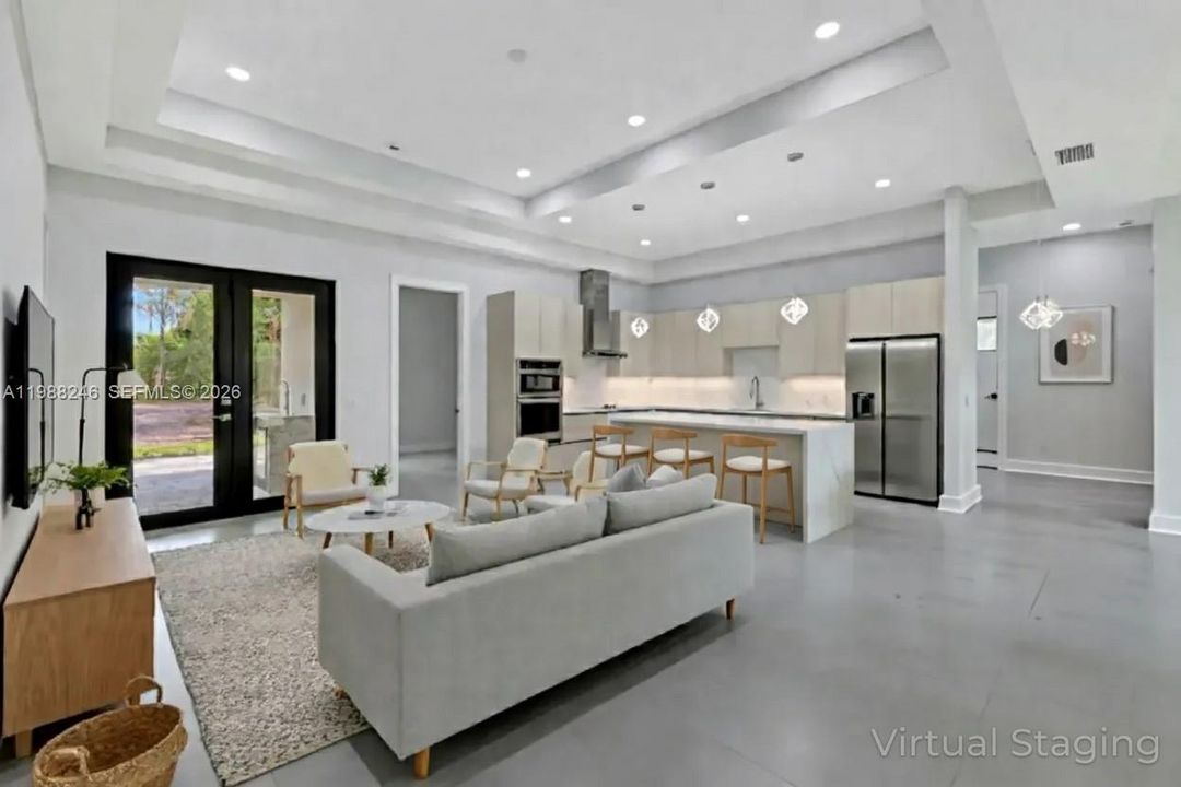 Virtual staged