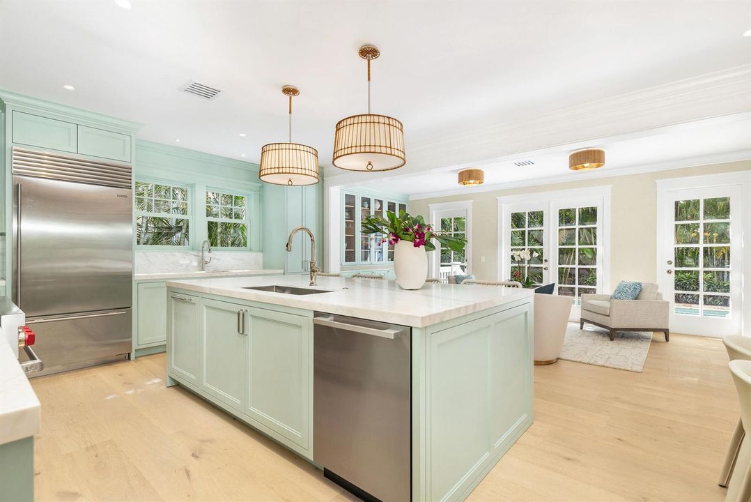 Kitchen and Family Room
