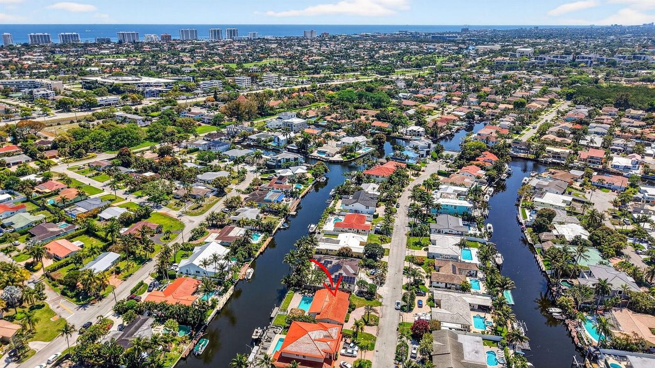 Aerial South