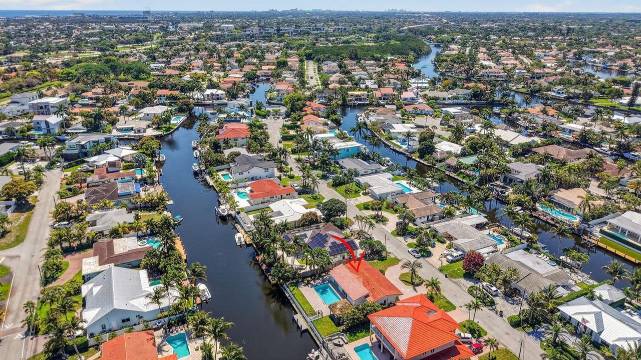 Aerial South
