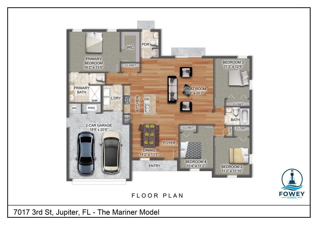 Floor Plan Colored