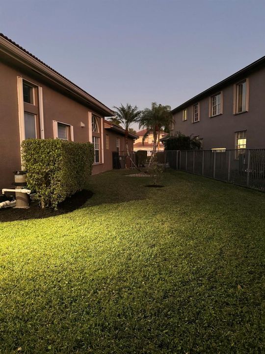 Fenced Backyard