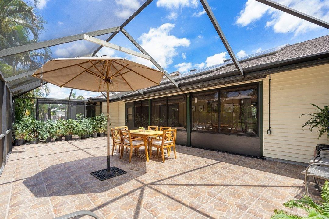 Screened patio