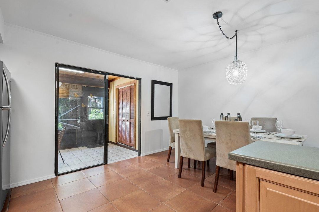Access to air conditioned patio