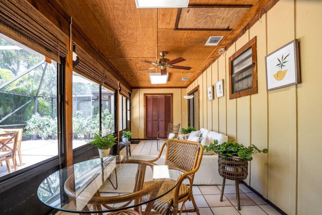 Air conditioned covered patio