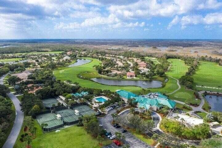 arial of golf community