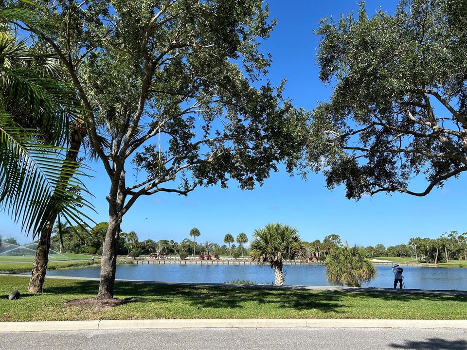 view of golf near club house