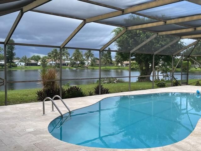 Pool Overlooks Lake