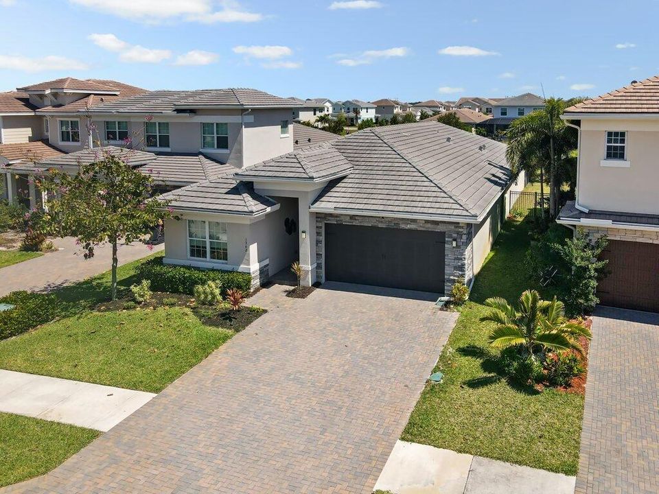 Aerial Front Exterior
