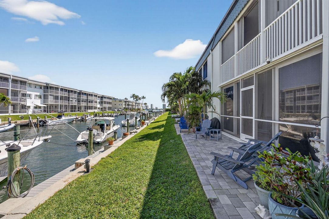 Patio and Docks