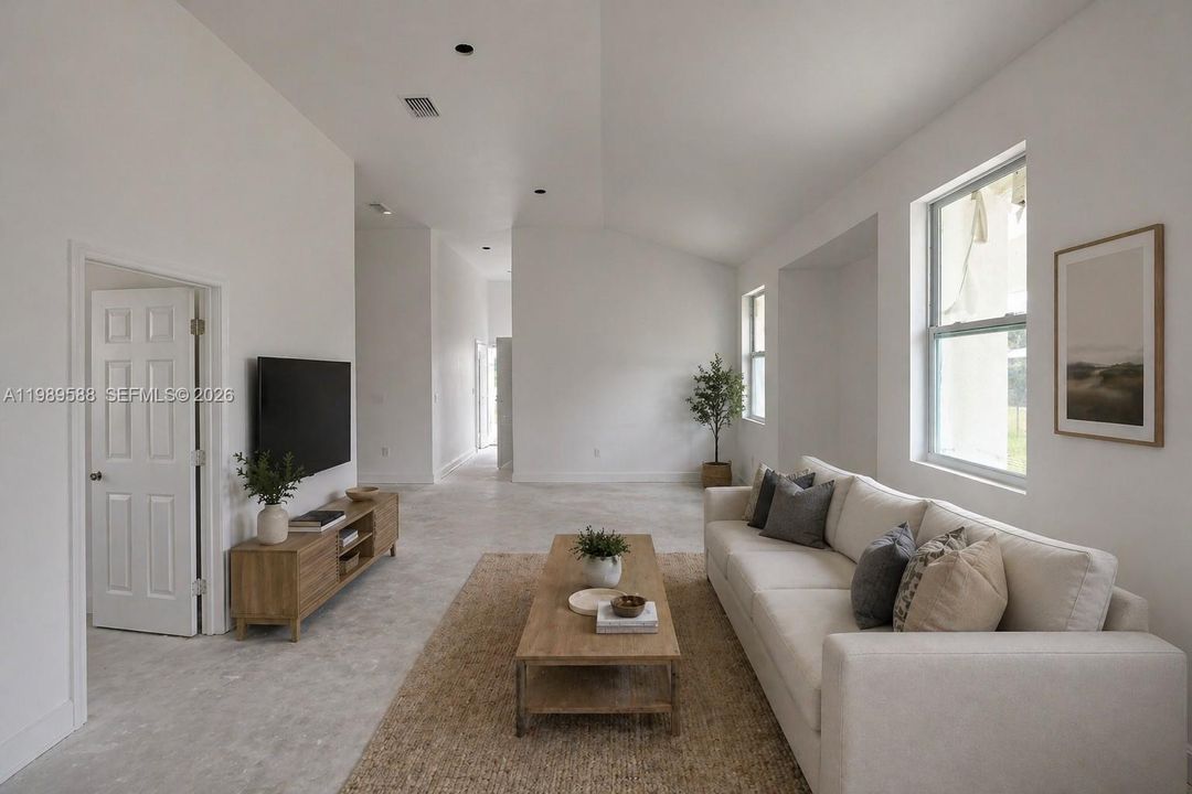 Image digitally enhanced and virtually altered; actual property condition may differ.