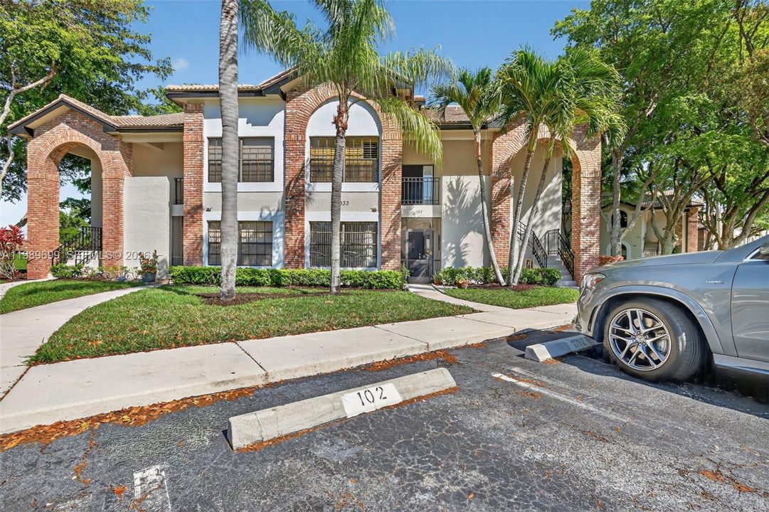 First-floor access and parking directly in front of the unit add everyday convenience, with guest parking nearby.