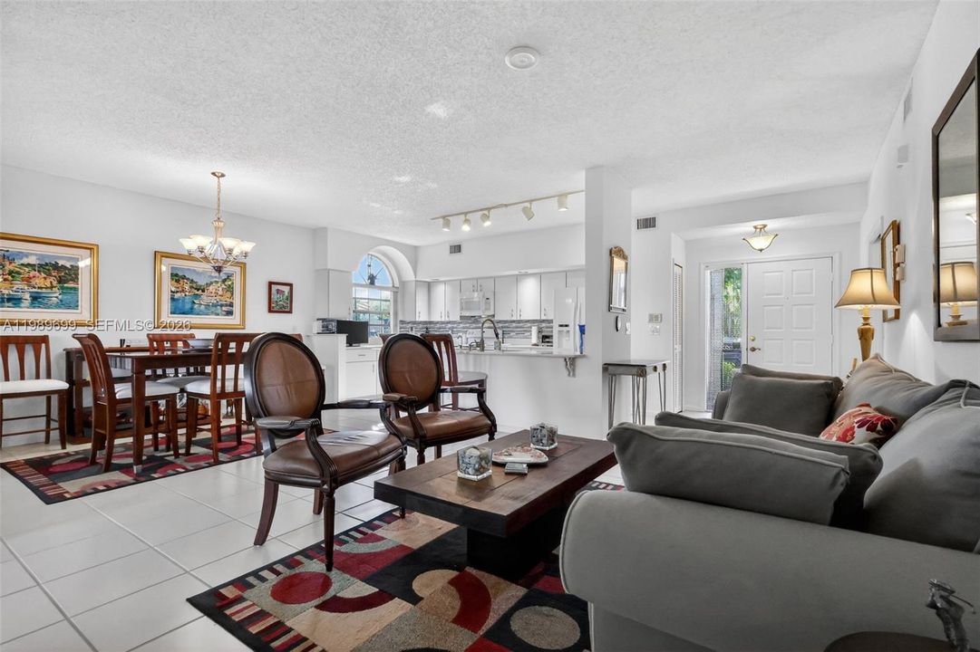 Spacious open layout