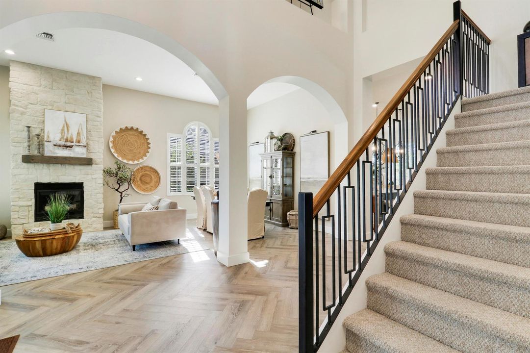 Stairway to Formal Living Area