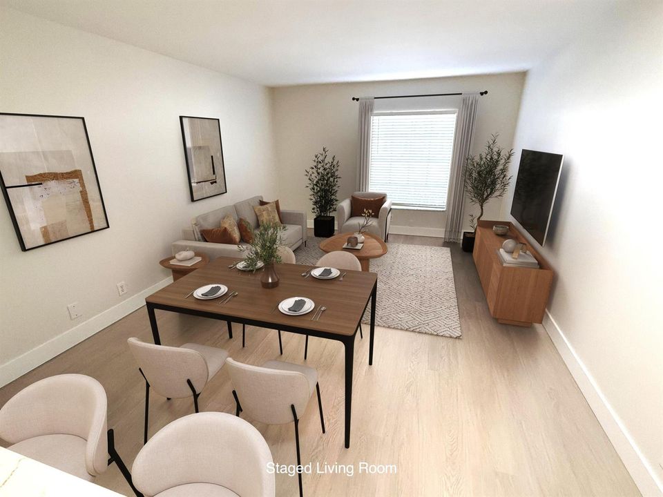 Staged Living Room